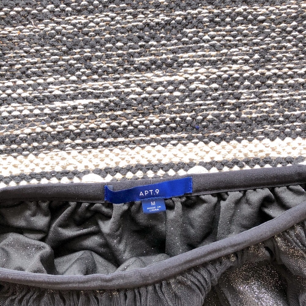 Apt. 9 Midi-Length Skirt / Crepe Mesh With Sparkle - image 4